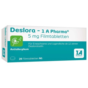 DESLORA-1A Pharma 5 mg Filmtabletten Produktbild