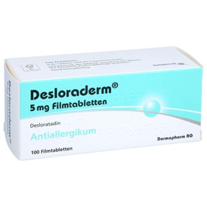 Desloraderm 5mg 100 St Filmtabletten Produktbild