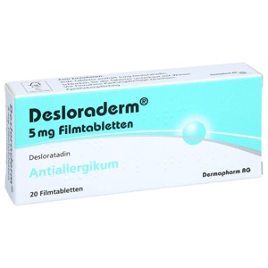 Desloraderm 5mg 20 St Filmtabletten Produktbild