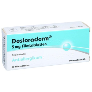 Desloraderm 5mg 50 St Filmtabletten Produktbild