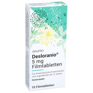 DESLORANIO 5 mg Filmtabletten Produktbild