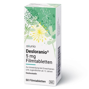 DESLORANIO 5 mg Filmtabletten Produktbild