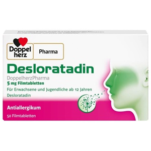 DESLORATADIN DoppelherzPharma 5 mg Filmtabletten Produktbild