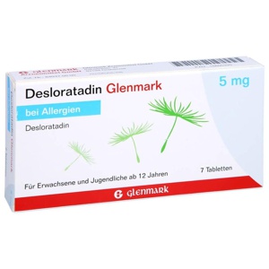 Desloratadin Glenmark 5 mg Tabletten Produktbild