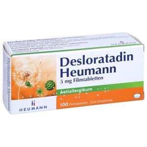 DESLORATADIN Heumann 5 mg Filmtabletten Produktbild