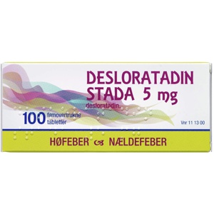 Desloratadin Stada 5 mg - 100 tabletter produktbillede
