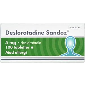 Desloratadine "Sandoz" produktbillede