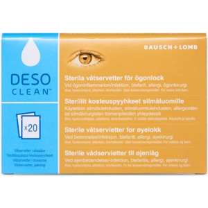 Desoclean Sterile Vådservietter Til Øjenlåg produktbillede