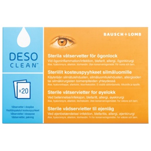 Desoclean Wipes, 20 stk. produktbilde