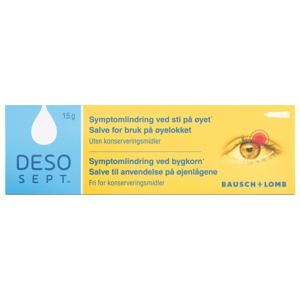 Desosept salve til øyelokk 15 g produktbilde