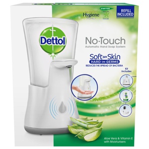 Dettol No Touch Startkit White Aloe Vera 250 ml produkt bild