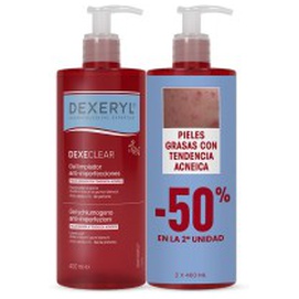 Dexeryl Dexeclear Anti-Blemish Cleansing Gel Pack 2 X 400ml Produktbild
