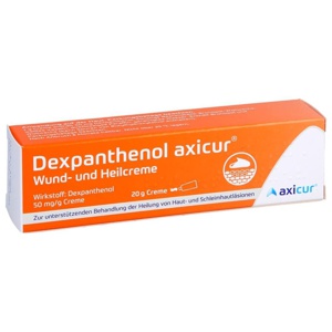 DEXPANTHENOL axicur Wund- und Heilcreme 50 mg/g Produktbild