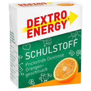 DEXTRO ENERGY Schulstoff Orange Täfelchen Produktbild