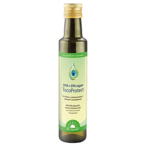 DHA+EPA vegan TocoProtect Dr.Jacob's flüssig Produktbild