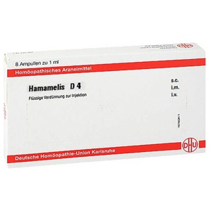 DHU Hamamelis D 4 Ampullen, 8X1 ml Ampullen Produktbild