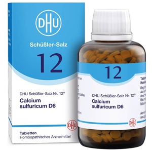 DHU Schüßler-Salz Nr. 12 Calcium sulfuricum D6 Tabletten, 900 St Tabletten Produktbild