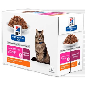 Diætetisk Feline GI Biome kylling 12x85 g produktbillede