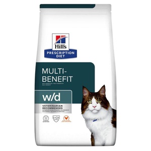 Diætetisk foder w/d Multi-Benefit med kylling 3 kg produktbillede