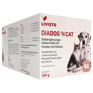 Diadog N Cat Kautabletten für Hunde / Katzen, 60X5 g Kautabletten Produktbild