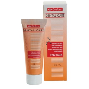 Diafarm Hundetandpasta Med Enzymer 50 ml produktbillede