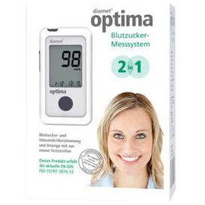 DIAMET optima Blutzuckermesssystem 2in1 Produktbild
