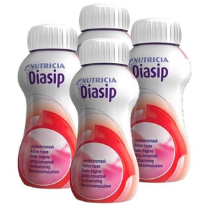 Diasip Jordgubbssmak 4x200 ml produkt bild
