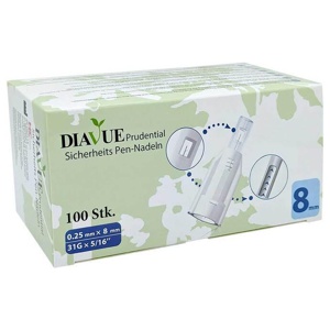 DIAVUE Prudential Sicherheits-Pen-Nadeln 31 Gx8 mm Produktbild