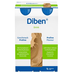 Diben Drink næringsdrikk nougat 4x200 ml produktbilde