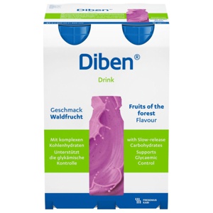 Diben Drink næringsdrikk skogsbær 4x200 ml produktbilde
