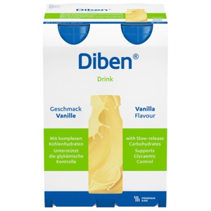 Diben Drink næringsdrikk vanilje 4x200 ml produktbilde