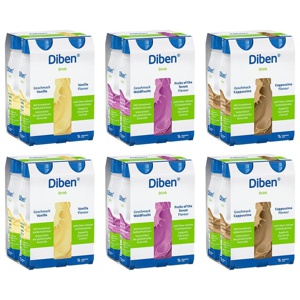 DIBEN DRINK Mischkarton 1.5 kcal/ml Trinkflasche Trinknahrung Produktbild