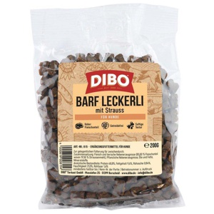 DIBO BARF-Leckerli mit Strauß Produktbild