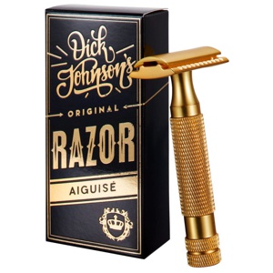 Dick Johnson Safety Razor Aiguisé Gold produkt bild