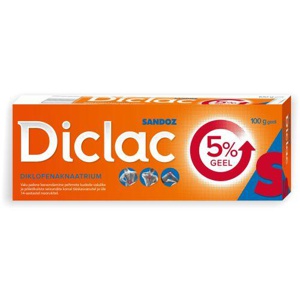 DICLAC 5% GEEL 50MG 100 g toote pilt