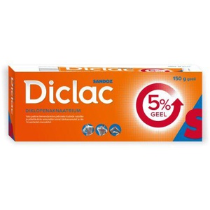 DICLAC 5% GEEL 50MG 150 g toote pilt