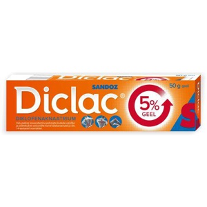 DICLAC 5% GEEL 50MG 50 g toote pilt