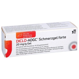 DICLO-ADGC Schmerzgel forte 20mg/g 30 g Gel Produktbild