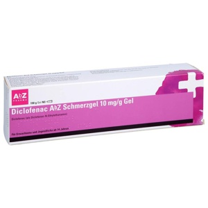 DICLOFENAC AbZ Schmerzgel 10 mg/g Produktbild