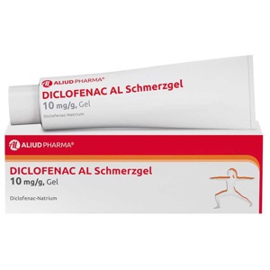 DICLOFENAC AL Schmerzgel 10 mg/g Produktbild
