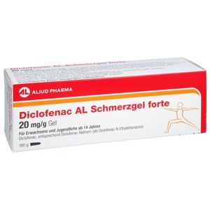 DICLOFENAC AL Schmerzgel forte 20 mg/g Produktbild