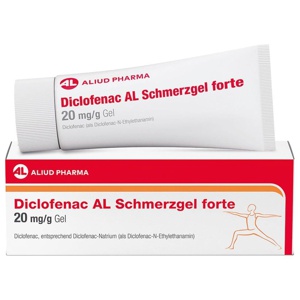 DICLOFENAC AL Schmerzgel forte 20 mg/g Produktbild