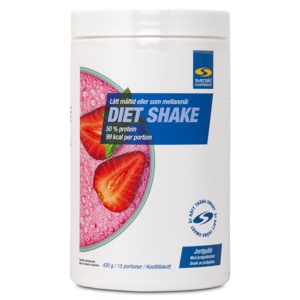 Diet Shake Jordbær 420 g produktbillede
