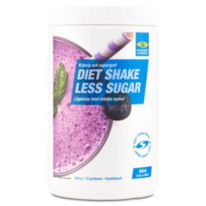 Diet Shake Less Sugar Blåbär 420 g produkt bild