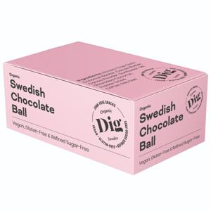 Dig Organic Chocolate Ball 16 st produkt bild