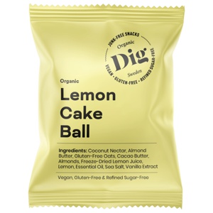 Dig Organic Lemon Cake Ball 25 g produkt bild