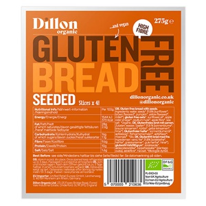 Dillon Organic Glutenfrit Brød M. Frø (Skiveskåret) Økologisk   275 g produktbillede