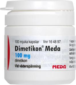 Dimetikon Meda mjuk kapsel 100 mg 100 st produkt bild