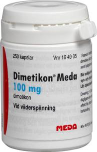 Dimetikon Meda, kapsel, mjuk 100 mg 250 st produkt bild