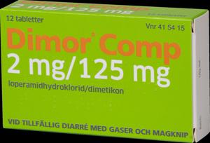 Dimor Comp, tablett 2 mg/125 mg, 12 st produkt bild